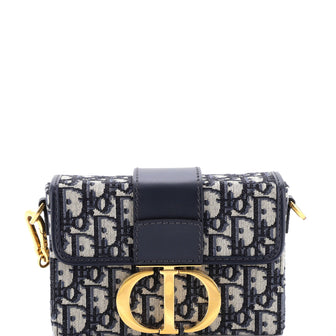 Christian Dior 30 Montaigne Box Bag Oblique Canvas