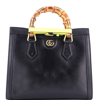 Gucci Diana NM Bamboo Handle Tote Leather Small