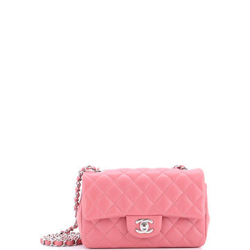 Chanel Classic Single Flap Bag Quilted Lambskin Mini