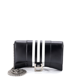 Balenciaga x adidas Hourglass Chain Wallet Leather