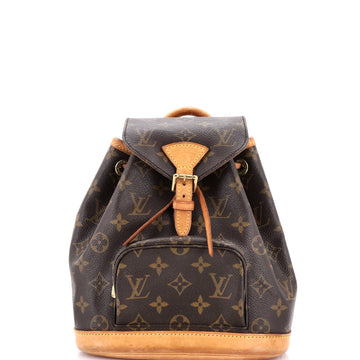 Louis Vuitton Vintage Montsouris Backpack Monogram Canvas PM
