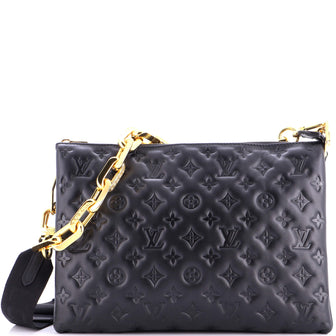 Louis Vuitton Coussin Bag Monogram Embossed Lambskin MM