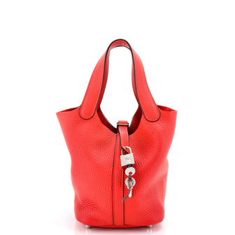 Hermes Picotin Lock Bag Clemence PM