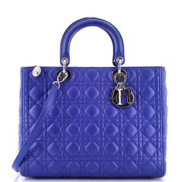 Christian Dior Lady Dior Bag Cannage Quilt Lambskin Large