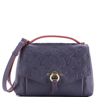 Louis Vuitton Blanche Handbag Monogram Empreinte Leather BB