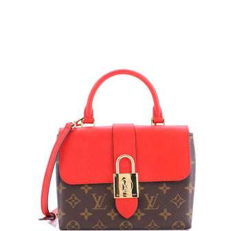 Louis Vuitton Locky Handbag Monogram Canvas with Leather BB