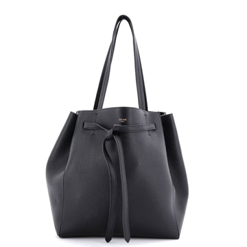 Celine Phantom Tie Cabas Tote Leather Small