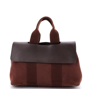 Hermes Valparaiso Bag Toile and Leather PM