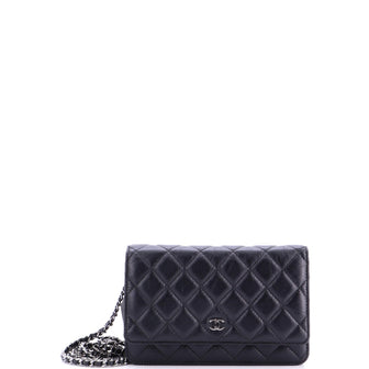 Chanel Tassel Wallet on Chain Quilted Aged Calfskin