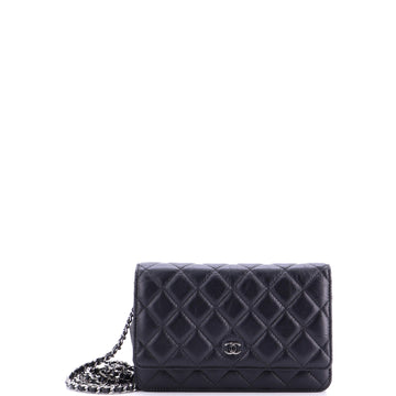 Chanel Tassel Wallet on Chain Quilted Aged Calfskin