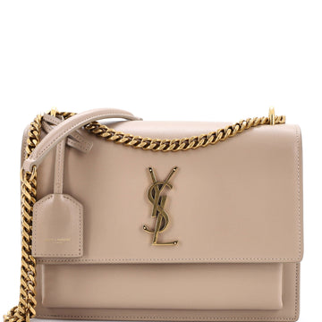 Saint Laurent Sunset Crossbody Bag Leather Medium