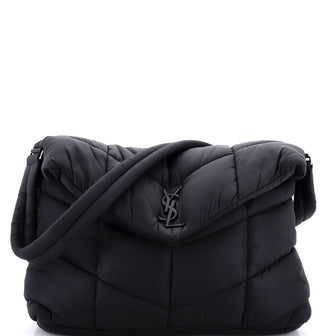 Saint Laurent Loulou Puffer Messenger Bag Quilted Econyl