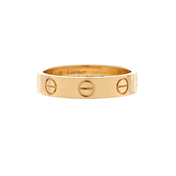 Cartier Love Band Ring 18K Yellow Gold