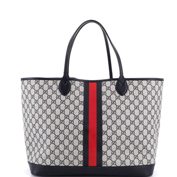 Gucci Ophidia Open Shopping Tote GG Coated Canvas Large