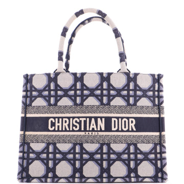 Christian Dior Book Tote Macrocannage Canvas Medium