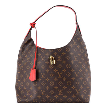 Louis Vuitton Flower Hobo Monogram Canvas with Leather