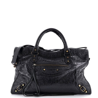 Balenciaga City Classic Studs Bag Leather Medium