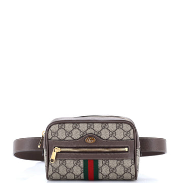 Gucci Ophidia Belt Bag GG Coated Canvas Small