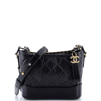 Chanel Gabrielle Hobo Quilted Aged Calfskin Small