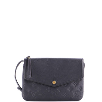 Louis Vuitton Twice Handbag Monogram Empreinte Leather