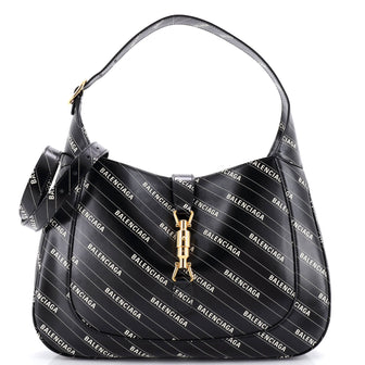 Gucci x Balenciaga The Hacker Project Jackie 1961 Hobo Printed Leather Medium