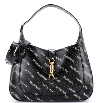 Gucci x Balenciaga The Hacker Project Jackie 1961 Hobo Printed Leather Medium