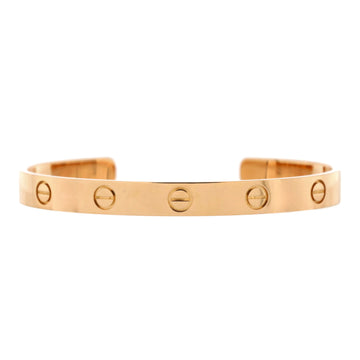 Cartier Love Cuff Bracelet 18K Rose Gold