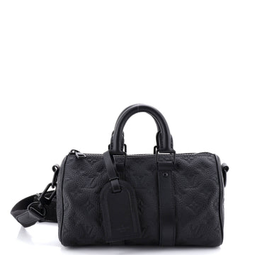 Louis Vuitton Keepall Bandouliere Bag Monogram Taurillon Leather 25