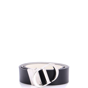 Christian Dior 30 Montaigne Reversible Belt Leather Medium