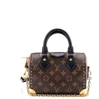 Louis Vuitton Speedy Trunk Bag Reverse Monogram Canvas 20