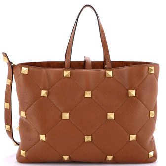 Valentino Garavani Roman Stud Tote Leather