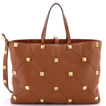 Valentino Garavani Roman Stud Tote Leather