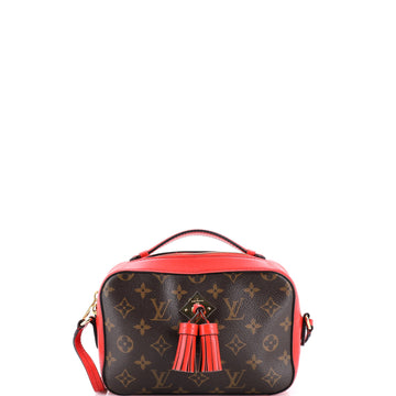 Louis Vuitton Saintonge Handbag Monogram Canvas with Leather