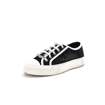 Christian Dior Women's Walk'N'Dior Sneakers Perforated Canvas