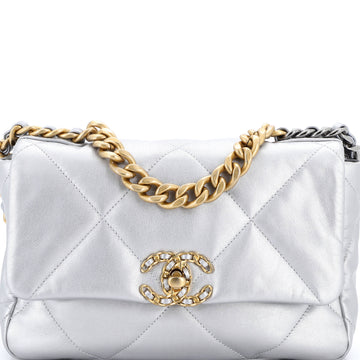 Chanel 19 Flap Bag Quilted Leather Medium