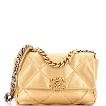 Chanel 19 Flap Bag Quilted Leather Medium
