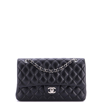 Chanel Classic Double Flap Bag Quilted Lambskin Medium