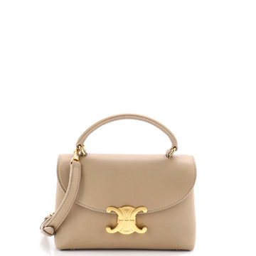 Celine Nino Top Handle Bag Leather Teen