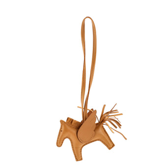 Hermes Monochrome Pegase Rodeo Bag Charm Leather PM