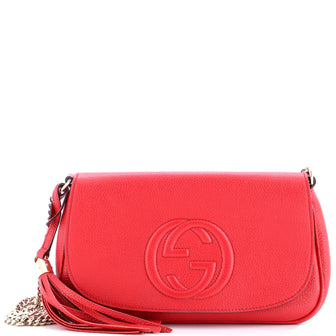 Gucci Soho Chain Crossbody Bag Leather Medium
