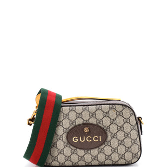 Gucci Neo Vintage Camera Messenger Bag GG Coated Canvas