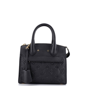 Louis Vuitton Pont Neuf Handbag Monogram Empreinte Leather Mini