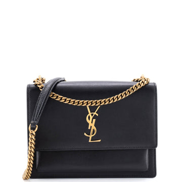 Saint Laurent Sunset Crossbody Bag Leather Medium