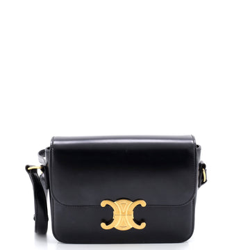 Celine Triomphe Shoulder Bag Smooth Calfskin Teen