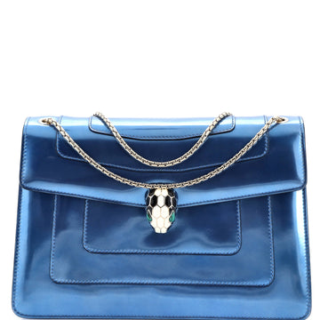 Bvlgari Serpenti Forever Shoulder Bag Patent Medium