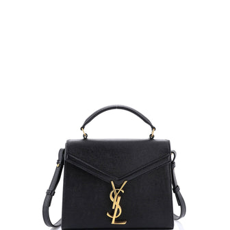 Saint Laurent Cassandra Top Handle Bag Leather Mini