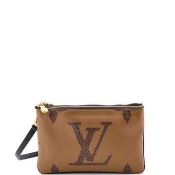 Louis Vuitton Double Zip Pochette Reverse Monogram Giant