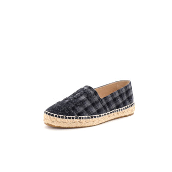 Chanel Women's CC Cap Toe Espadrilles Wool