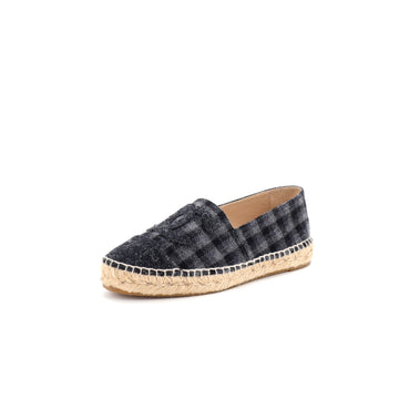 Chanel Women's CC Cap Toe Espadrilles Wool