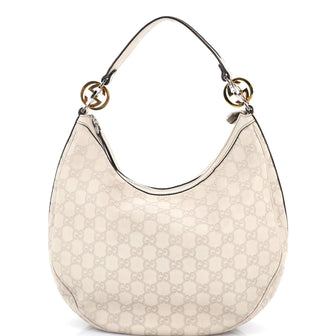 Gucci Twins Hobo Guccissima Leather Medium